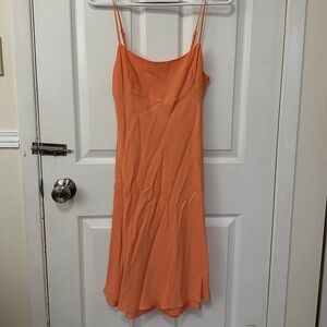 Sunday Best Coral Peach Orange Dress
